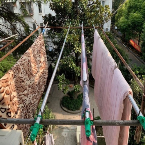 伸縮桿晾衣桿 陽台伸縮桿 加長晾衣桿 室內單桿室外涼衣服曬被子 伸縮桿晾衣桿 陽台伸縮桿 加長晾衣桿 室內單桿室外涼衣服曬被子