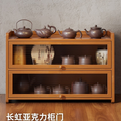 桌面博古架小型茶杯茶具收納置物架桌上茶台紫砂壺多層擺放展示架 桌面博古架小型茶杯茶具收納置物架桌上茶台紫砂壺多層擺放展示架