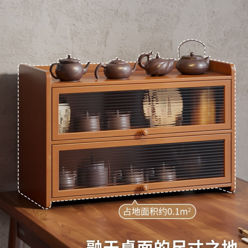 桌面博古架小型茶杯茶具收納置物架桌上茶台紫砂壺多層擺放展示架 桌面博古架小型茶杯茶具收納置物架桌上茶台紫砂壺多層擺放展示架