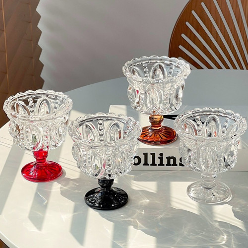 法式浪漫復古浮雕香檳杯高顔值中古微醺酒杯紅酒高腳甜酒玻璃杯子 法式浪漫復古浮雕香檳杯高顔值中古微醺酒杯紅酒高腳甜酒玻璃杯子