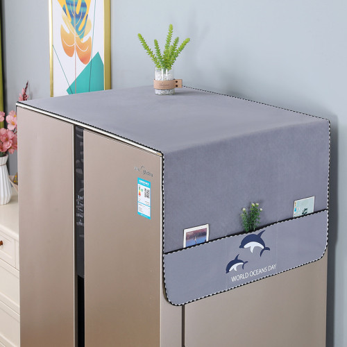 冰箱防塵布嬰兒絨防塵蓋布雙門單門洗衣機雙開門防滑單開門 冰箱防塵布嬰兒絨防塵蓋布雙門單門洗衣機雙開門防滑單開門