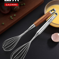 304不鏽鋼手動打蛋器加粗家用烘焙攪拌器打髮奶油打雞蛋器