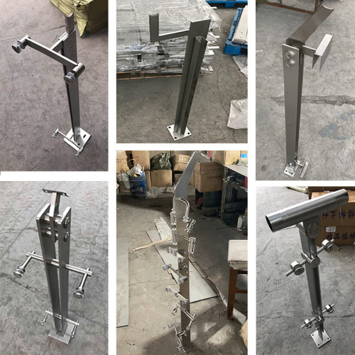 不鏽鋼立柱/樓梯扶手/玻璃樓梯立柱商場工程橋梁護欄大刀片欄桿 不鏽鋼立柱/樓梯扶手/玻璃樓梯立柱商場工程橋梁護欄大刀片欄桿
