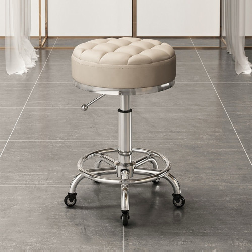 理髮店剪髮椅大工凳旋轉升降圓凳子家用滑輪美髮店髮廊美容凳 理髮店剪髮椅大工凳旋轉升降圓凳子家用滑輪美髮店髮廊美容凳