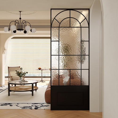 法式復古玻璃屏風客廳奶油風鐵藝隔斷假窗戶創意拱門玄關遮擋裝飾 法式復古玻璃屏風客廳奶油風鐵藝隔斷假窗戶創意拱門玄關遮擋裝飾