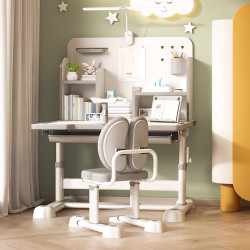 2025新款兒童學習桌小學生家用寫字書桌小孩專用桌子升降桌椅套裝