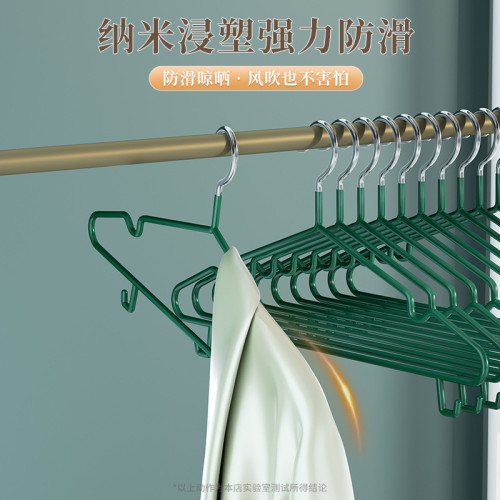 加粗衣架家用無痕晾衣架學生宿舍防滑掛衣撐衣服架子實心肩角 加粗衣架家用無痕晾衣架學生宿舍防滑掛衣撐衣服架子實心肩角