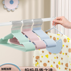 50個裝兒童衣架晾衣掛嬰兒無痕防滑寶寶小衣架子家用掛衣中童大童