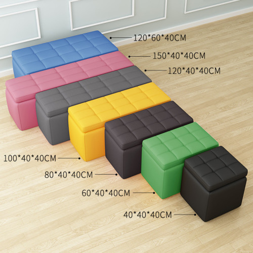 服裝店長方形收納沙發凳儲物試衣間休息凳子鞋店換鞋凳長條床尾凳 服裝店長方形收納沙發凳儲物試衣間休息凳子鞋店換鞋凳長條床尾凳