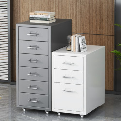 文件櫃資料鐵皮櫃家用矮櫃抽屜櫃多層小櫃子收納桌下文件櫃落地櫃