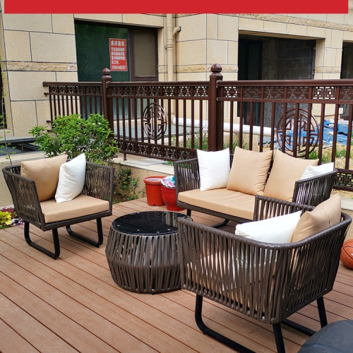 戶外沙發組合室外雙人酒店休閒陽光房庭院陽台防水民宿藤編沙發椅 戶外沙發組合室外雙人酒店休閒陽光房庭院陽台防水民宿藤編沙發椅