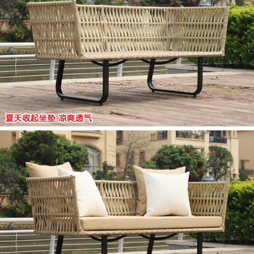 戶外沙發組合室外雙人酒店休閒陽光房庭院陽台防水民宿藤編沙發椅 戶外沙發組合室外雙人酒店休閒陽光房庭院陽台防水民宿藤編沙發椅