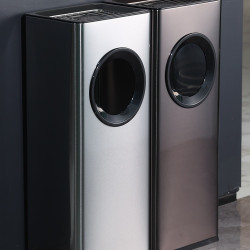 不鏽鋼立式酒店大堂走廊樓梯口菸頭垃圾桶售樓部寫字樓菸灰缸商用