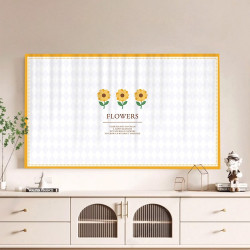 電視防塵罩65寸55寸液晶掛式曲面螢幕桌上型保護罩家用遮灰蓋布蓋巾