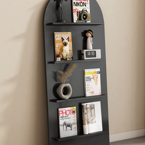 落地書架北歐ins書架靠牆收納架報刊繪本展示架多層網紅雜志 落地書架北歐ins書架靠牆收納架報刊繪本展示架多層網紅雜志