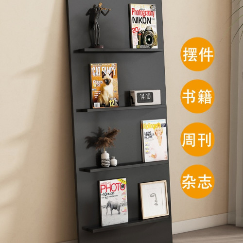 落地書架北歐ins書架靠牆收納架報刊繪本展示架多層網紅雜志 落地書架北歐ins書架靠牆收納架報刊繪本展示架多層網紅雜志