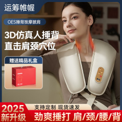 節日禮物家車兩用多功能電動熱敷肩頸按摩儀按摩披肩