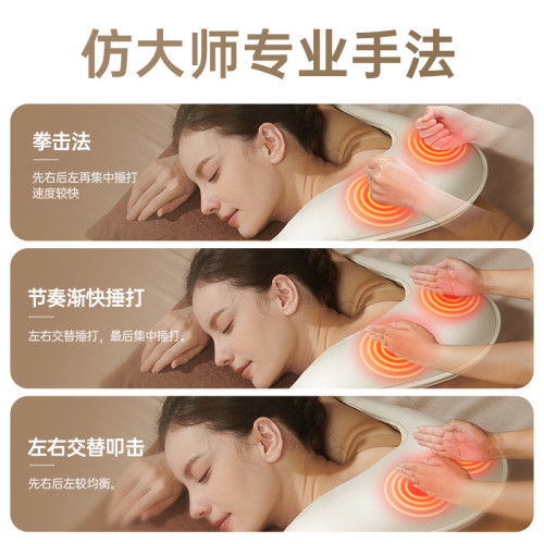 節日禮物家車兩用多功能電動熱敷肩頸按摩儀按摩披肩 節日禮物家車兩用多功能電動熱敷肩頸按摩儀按摩披肩