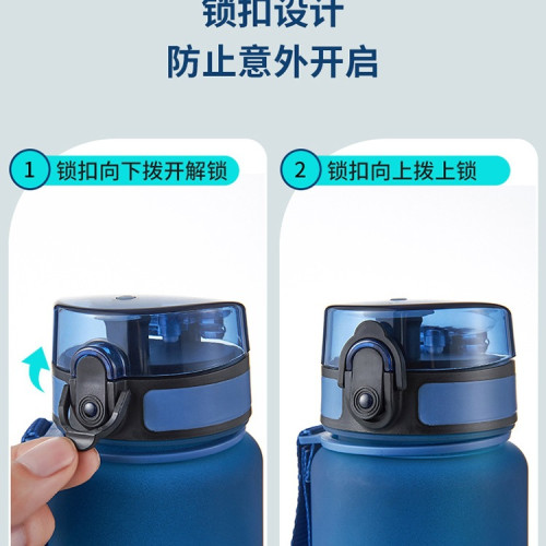 水杯大容量運動水壺男生食品級耐高溫可攜式女學生夏季防摔塑膠杯子 水杯大容量運動水壺男生食品級耐高溫可攜式女學生夏季防摔塑膠杯子