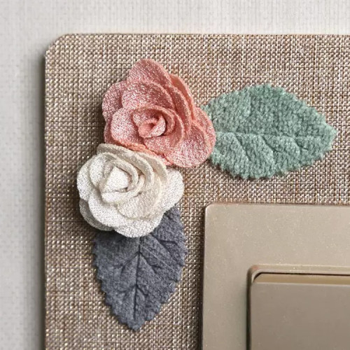 開關裝飾牆貼保護套布藝燈開關插座防塵罩邊框套牆壁燈開關保護貼 開關裝飾牆貼保護套布藝燈開關插座防塵罩邊框套牆壁燈開關保護貼