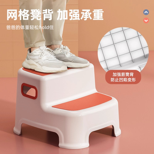 兒童洗漱台踩凳防滑腳踏樓梯馬桶小寶寶洗臉洗手台階墊腳腳凳家用 兒童洗漱台踩凳防滑腳踏樓梯馬桶小寶寶洗臉洗手台階墊腳腳凳家用