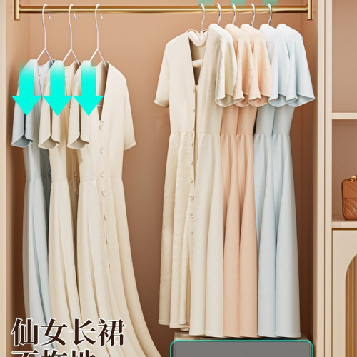 短頸植絨衣架家用掛衣無痕防肩角防滑衣服掛整理師縮脖子衣撐 短頸植絨衣架家用掛衣無痕防肩角防滑衣服掛整理師縮脖子衣撐