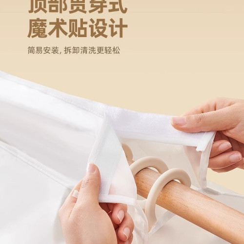衣服防塵罩全封閉拉鍊款衣櫃防塵袋掛式家用大衣羽絨服立體遮塵布 衣服防塵罩全封閉拉鍊款衣櫃防塵袋掛式家用大衣羽絨服立體遮塵布