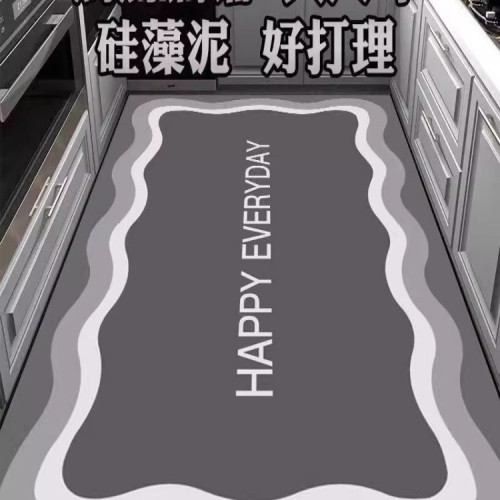 廚房地墊耐髒防水地墊矽藻泥腳墊子滿鋪防滑浴室地毯 廚房地墊耐髒防水地墊矽藻泥腳墊子滿鋪防滑浴室地毯
