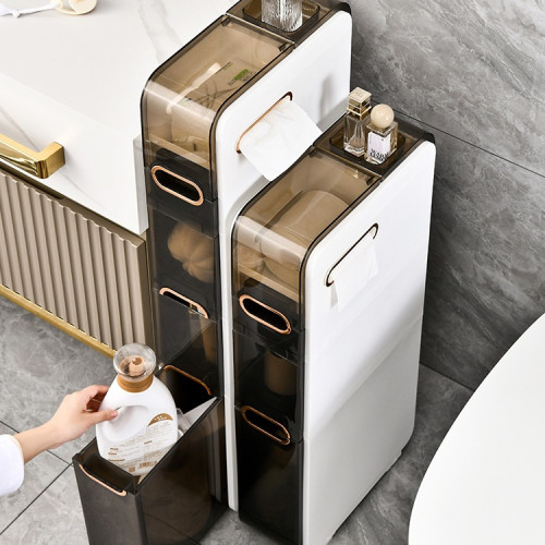 衛生間夾縫收納櫃浴室抽屜式置物架免縫隙櫃儲物櫃塑膠夾縫櫃 衛生間夾縫收納櫃浴室抽屜式置物架免縫隙櫃儲物櫃塑膠夾縫櫃