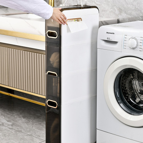 衛生間夾縫收納櫃浴室抽屜式置物架免縫隙櫃儲物櫃塑膠夾縫櫃 衛生間夾縫收納櫃浴室抽屜式置物架免縫隙櫃儲物櫃塑膠夾縫櫃