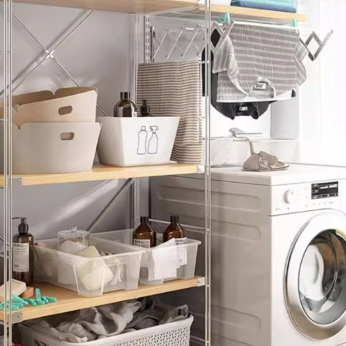 洗衣機上方置物架落地多層陽台儲物架貓砂盆置物架衛生間收納架 洗衣機上方置物架落地多層陽台儲物架貓砂盆置物架衛生間收納架