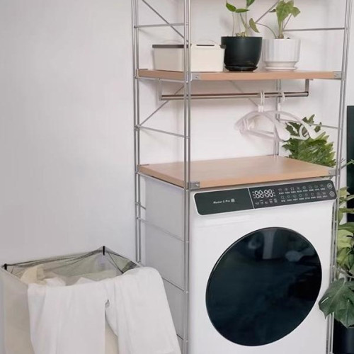 洗衣機上方置物架落地多層陽台儲物架貓砂盆置物架衛生間收納架 洗衣機上方置物架落地多層陽台儲物架貓砂盆置物架衛生間收納架