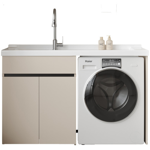 蜂窩鋁洗衣機櫃組合滾筒洗衣槽池台帶搓板一體陽台洗衣櫃伴 蜂窩鋁洗衣機櫃組合滾筒洗衣槽池台帶搓板一體陽台洗衣櫃伴