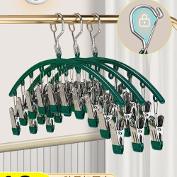 不鏽鋼襪子夾多夾子防風無痕家用晾內褲衣架多功能曬襪子