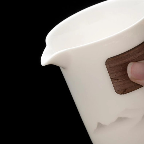 可攜式旅行茶具套裝羊脂玉白瓷快客杯戶外陶瓷功夫泡茶壺茶杯 可攜式旅行茶具套裝羊脂玉白瓷快客杯戶外陶瓷功夫泡茶壺茶杯