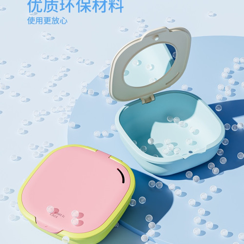 日式旅行多巴胺隱形牙套盒牙齒矯正保持器收納可攜式盒子假牙收納盒 日式旅行多巴胺隱形牙套盒牙齒矯正保持器收納可攜式盒子假牙收納盒