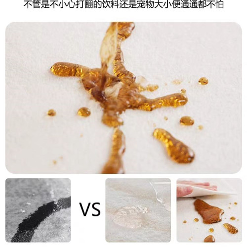 輕奢奶油風臥室地毯主臥房間床邊毯民宿地墊床前腳墊可機洗棉