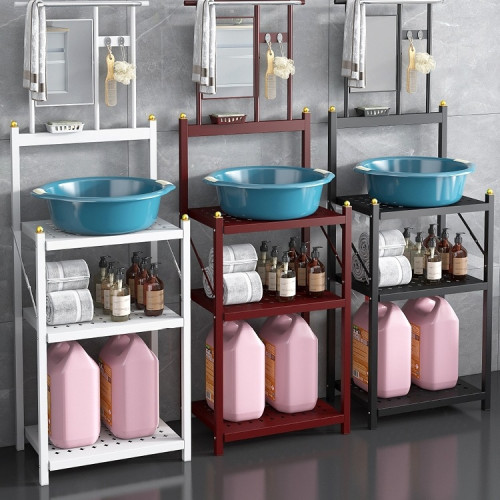 洗臉盆架子落地家用洗臉架農村老式多層置物盆架免折曡臉盆架 洗臉盆架子落地家用洗臉架農村老式多層置物盆架免折曡臉盆架