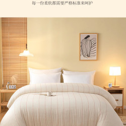 新疆長絨棉花被純棉被子被芯棉絮床墊被褥子加厚保暖學生冬被