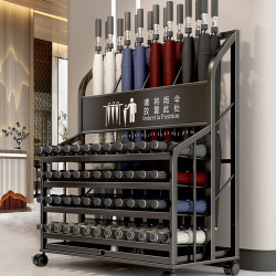 雨繖收納架酒店大堂門口商用大容量繖桶教室雨繖瀝水存放置架