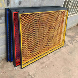 鐵藝網格展示架菱形網格背景牆裝飾網格鐵絲網吊頂隔斷鐵網格網架