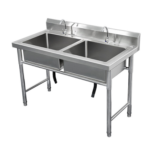304加厚款不鏽鋼水池水槽單雙三平台水池家用商用洗碗洗手盆消毒 304加厚款不鏽鋼水池水槽單雙三平台水池家用商用洗碗洗手盆消毒