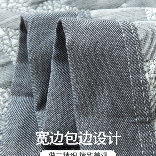 枕巾純棉一對裝2025新款家用紗布夏季加大枕頭墊巾蓋男生