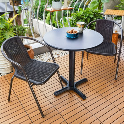 戶外桌椅三件套陽台小茶桌椅組合庭院露台休閒外擺室外圓桌椅