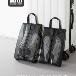 鞋子收納袋手提鞋袋運動球鞋包旅行可攜式可視大容量防塵收納包