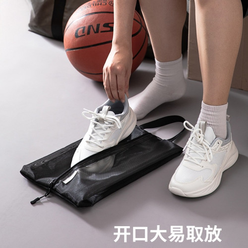 鞋子收納袋手提鞋袋運動球鞋包旅行可攜式可視大容量防塵收納包 鞋子收納袋手提鞋袋運動球鞋包旅行可攜式可視大容量防塵收納包