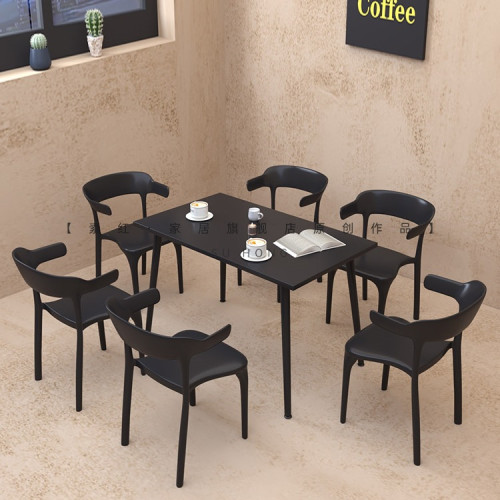 桌椅外擺塑膠露天奶茶咖啡店室內室外陽台休閒戶外碳鋼桌套裝組合 桌椅外擺塑膠露天奶茶咖啡店室內室外陽台休閒戶外碳鋼桌套裝組合