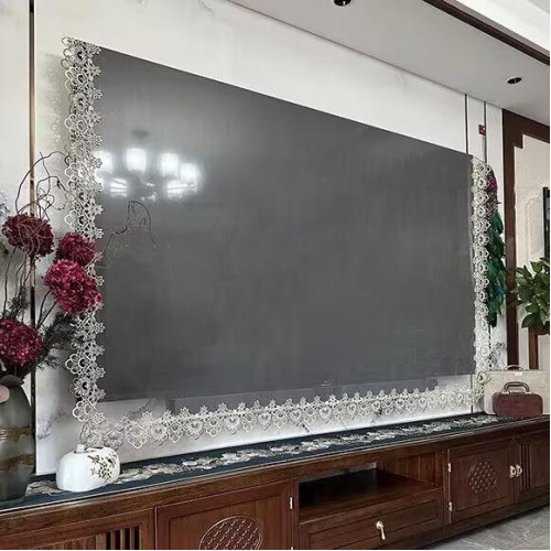 歐式液晶新款電視機掛牆電視防塵蓋蕾絲曲面掛式蓋巾蓋布防塵罩 歐式液晶新款電視機掛牆電視防塵蓋蕾絲曲面掛式蓋巾蓋布防塵罩