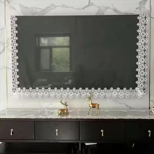 歐式液晶新款電視機掛牆電視防塵蓋蕾絲曲面掛式蓋巾蓋布防塵罩 歐式液晶新款電視機掛牆電視防塵蓋蕾絲曲面掛式蓋巾蓋布防塵罩