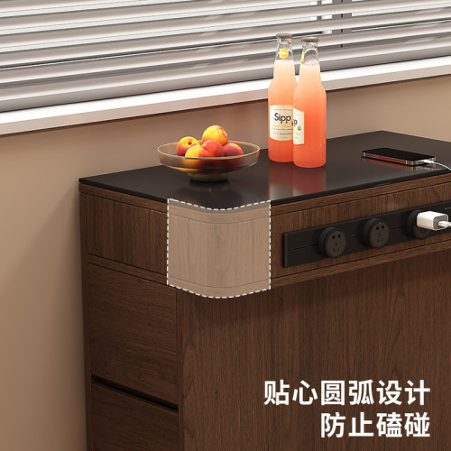 島台櫃單櫃多功能小型家用巖板島台窄島台餐桌一體餐台單櫃 島台櫃單櫃多功能小型家用巖板島台窄島台餐桌一體餐台單櫃